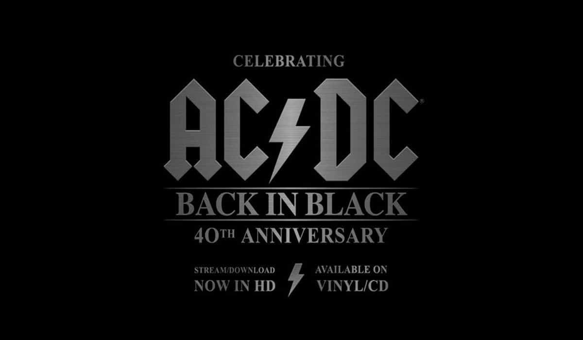 AC/DC Back in Black 40th Anniversary