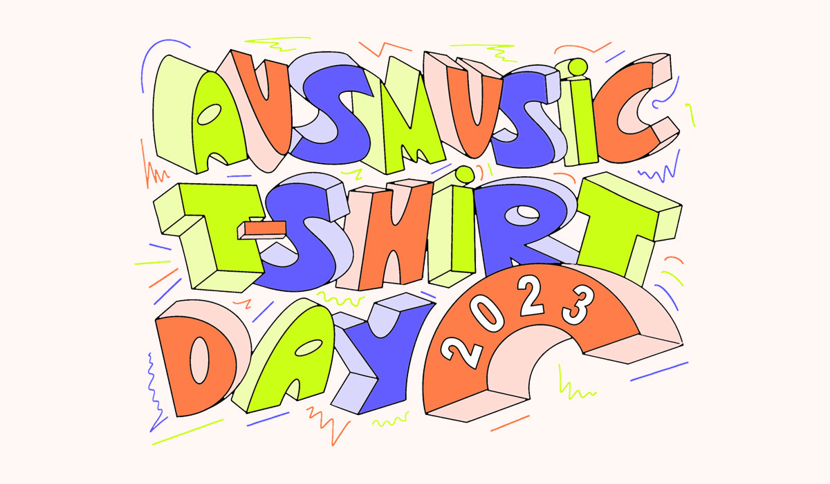 Ausmusictshirtday logo