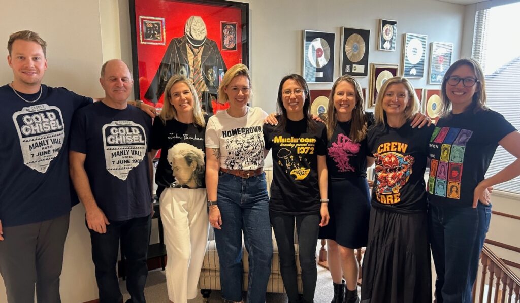 The Alberts team have raised over $11,000 for AusMusic T-shirt Day!