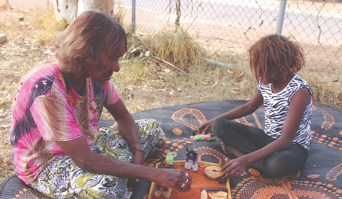 Early Years learning is delivered on Country through the leadership of Children's Grounds Elders and cultural educators, alongside Western-trained teachers.