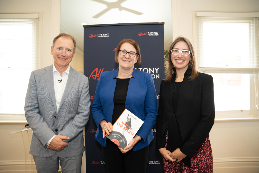 Alberts CEO, David Albert, Susan Templeman MP and Alberts executive director Emily Albert